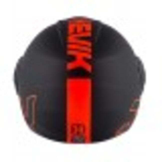 Casco Jet Hv37 Metropole Nero Opaco Rosso Hevik